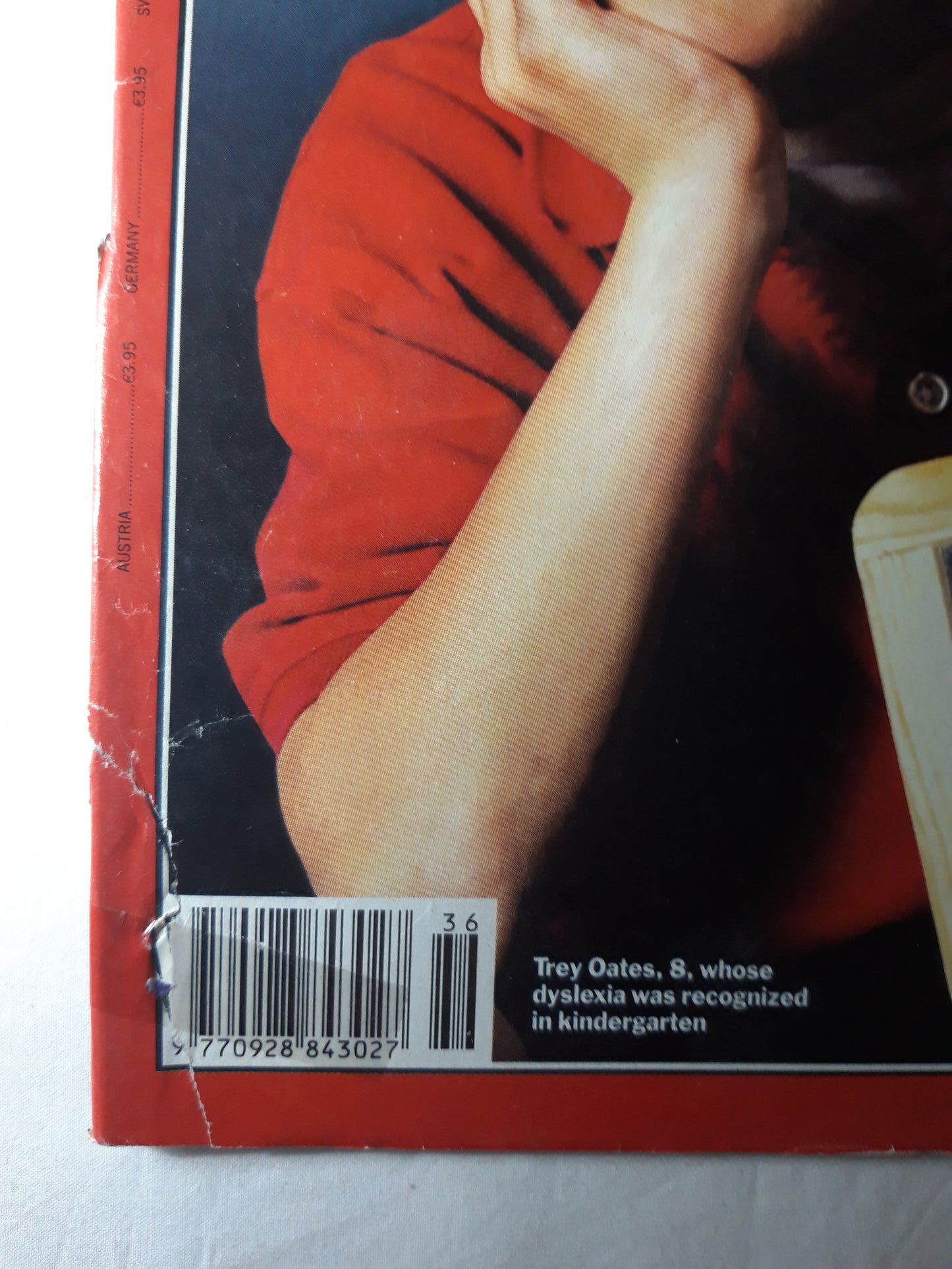 Time magazine Overcoming Dyslexia Trey Oates Tony Blair