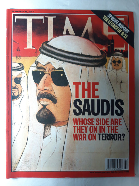 Time magazine The Saudis Special report The legacy of 09/11 15.09.2003 September 2003