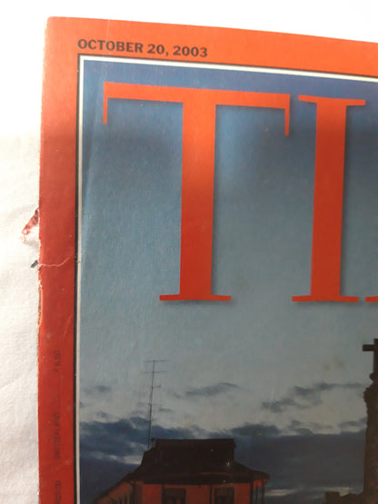 Time magazine Europe`s New Red Light District Global Sex Trade Arnold`s Earthquake Sean Penn at his peak 20.10.2003 Oktober October 2003
