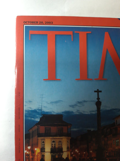 Time magazine Europe`s New Red Light District Global Sex Trade Arnold`s Earthquake Sean Penn at his peak 20.10.2003 Oktober October 2003