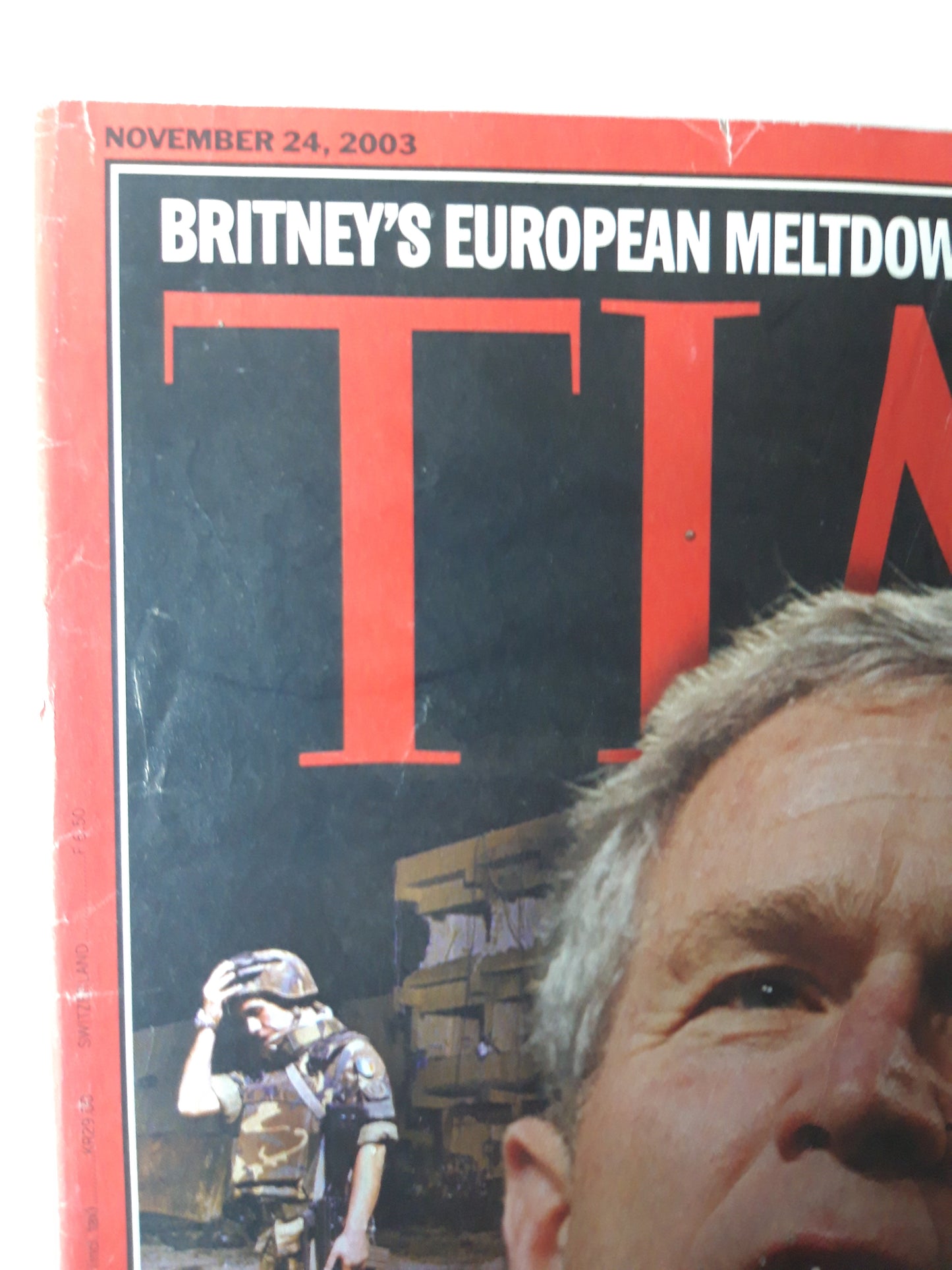 Time magazine All the president`s mess New Iraq strategy George W. Bush 24.11.2003 November 2003