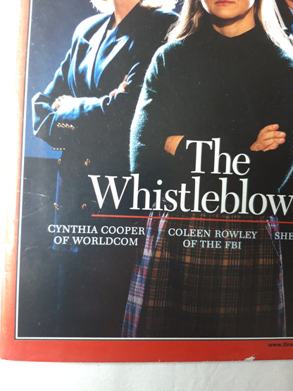 Time magazine Person of the Year The Whistleblowers Cynthia Cooper of Worldcom Coleen Rowley of the FBI Sherron Watkins of Enron 30.12.2002 December Dezember 2002/ 06.01.2003 January 2003