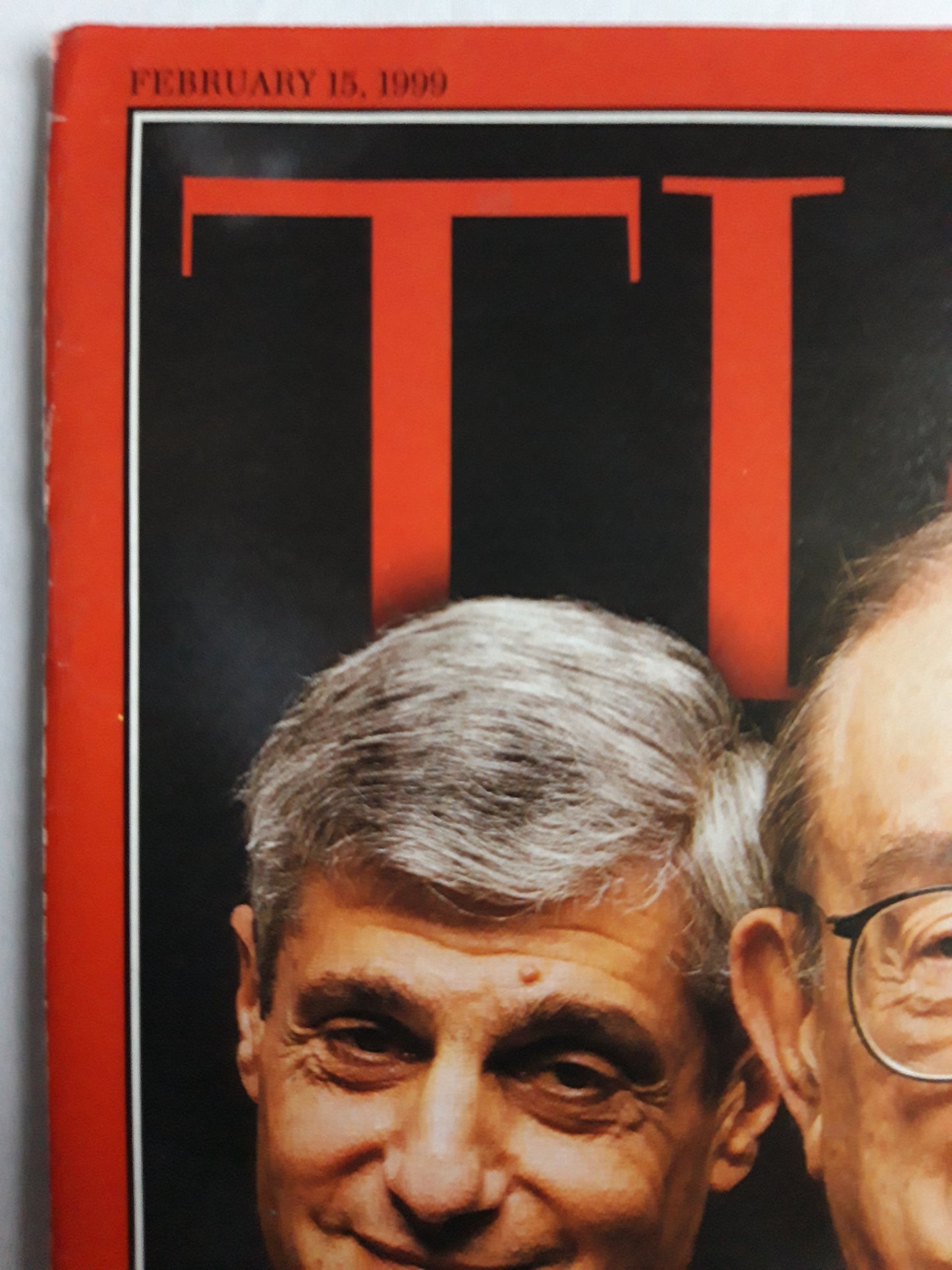 Time magazine The committee to Save the world Rubin Greenspan Summers The Clintons Jordan 15.02.1999 February 1999