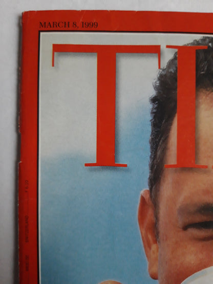 Time magazine Tom Hanks in a league of his own Avalanche aftermath 08.03.1999 March März 1999