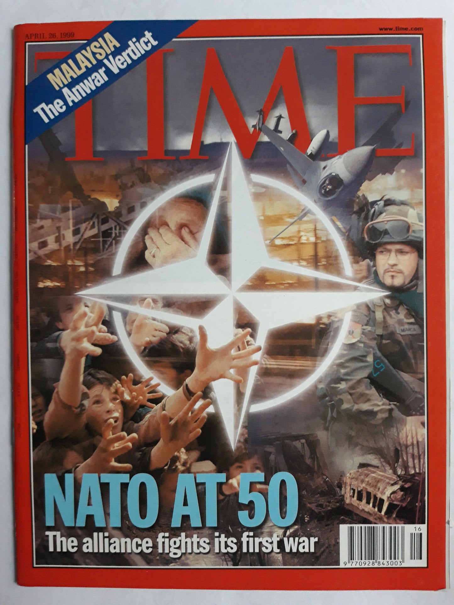 Time magazine NATO at 50 The alliance fights its first war Malaysia The Anwar Verdict 26.04.1999 April 1999