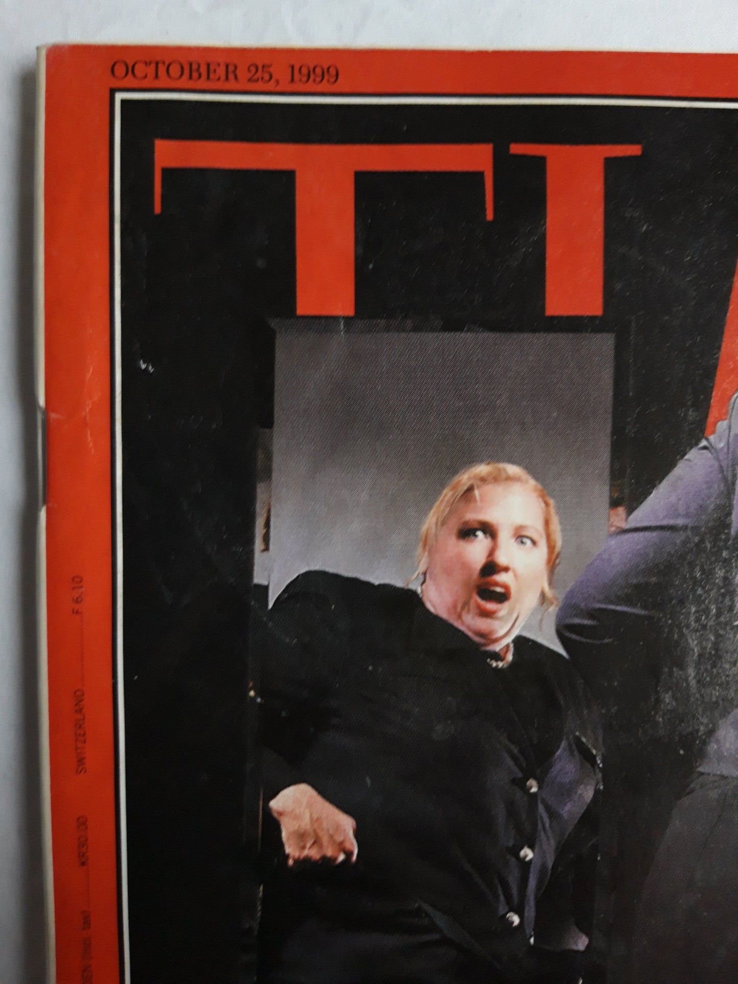 Time magazine Fat Shock Europe`s Jumbo-Size Health Crisis Chechnya Winds of war 25.10.1999 Oktober 1999