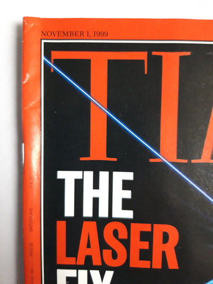 Time magazine The Laser Fix New Ways That lasers Can Improve Your Looks Chechnya`s Boiling Point 01.11.1999 November 1999