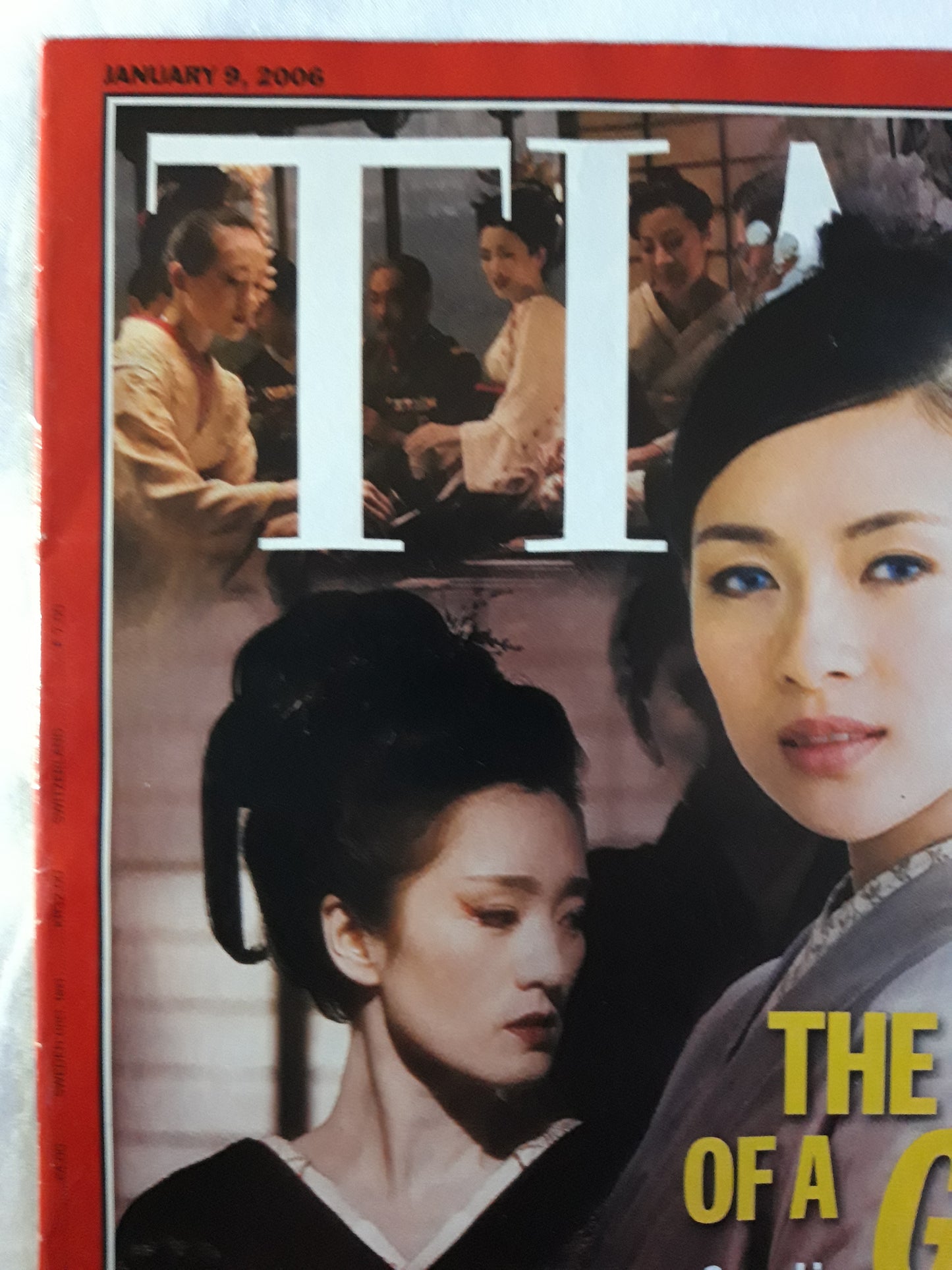 Time magazine The making of a Geisha Ziyi Zhang Gong Li Michelle Yeoh Ken Watanabe First Hollywood megamovie with all-Asian cast 09.01.2006 January 2006