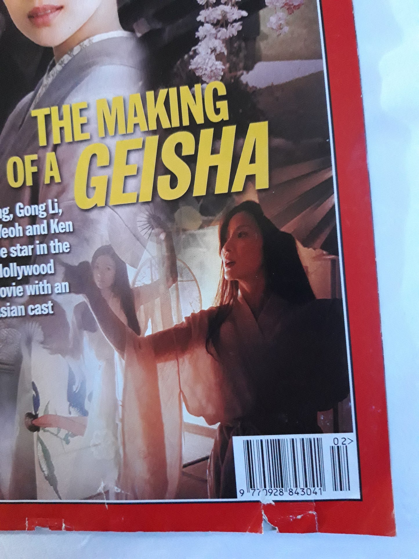 Time magazine The making of a Geisha Ziyi Zhang Gong Li Michelle Yeoh Ken Watanabe First Hollywood megamovie with all-Asian cast 09.01.2006 January 2006