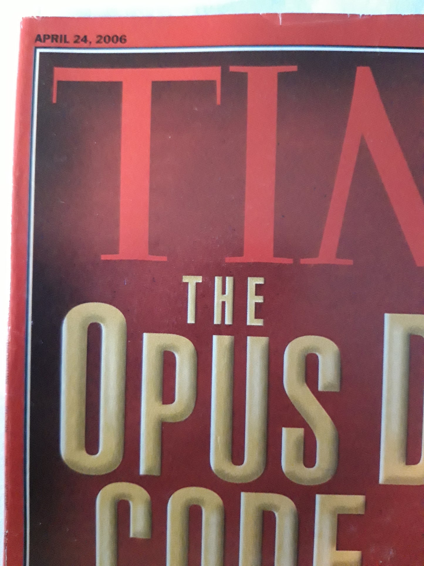 Time magazine The Opus Del Code Poland moves right Rumsfeld under fire The Da Vinci Code 24.04.2006 April 2006