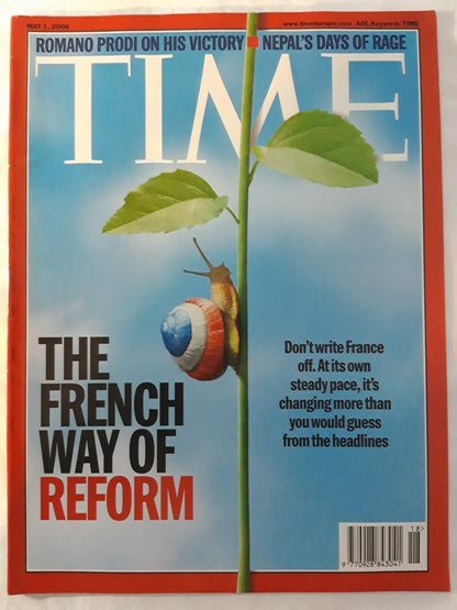 Time magazine The French way of reform Don`t write France off 01.05.2006 May Mai 2006