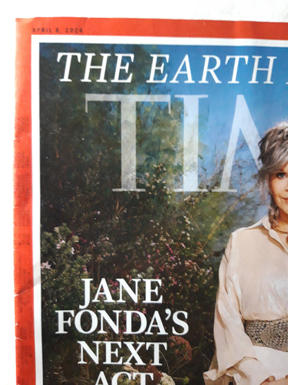 Time magazine The Earth Awards Jane Fonda`s Next Act Leaders working to save the planet 08.04.2024 April 2024