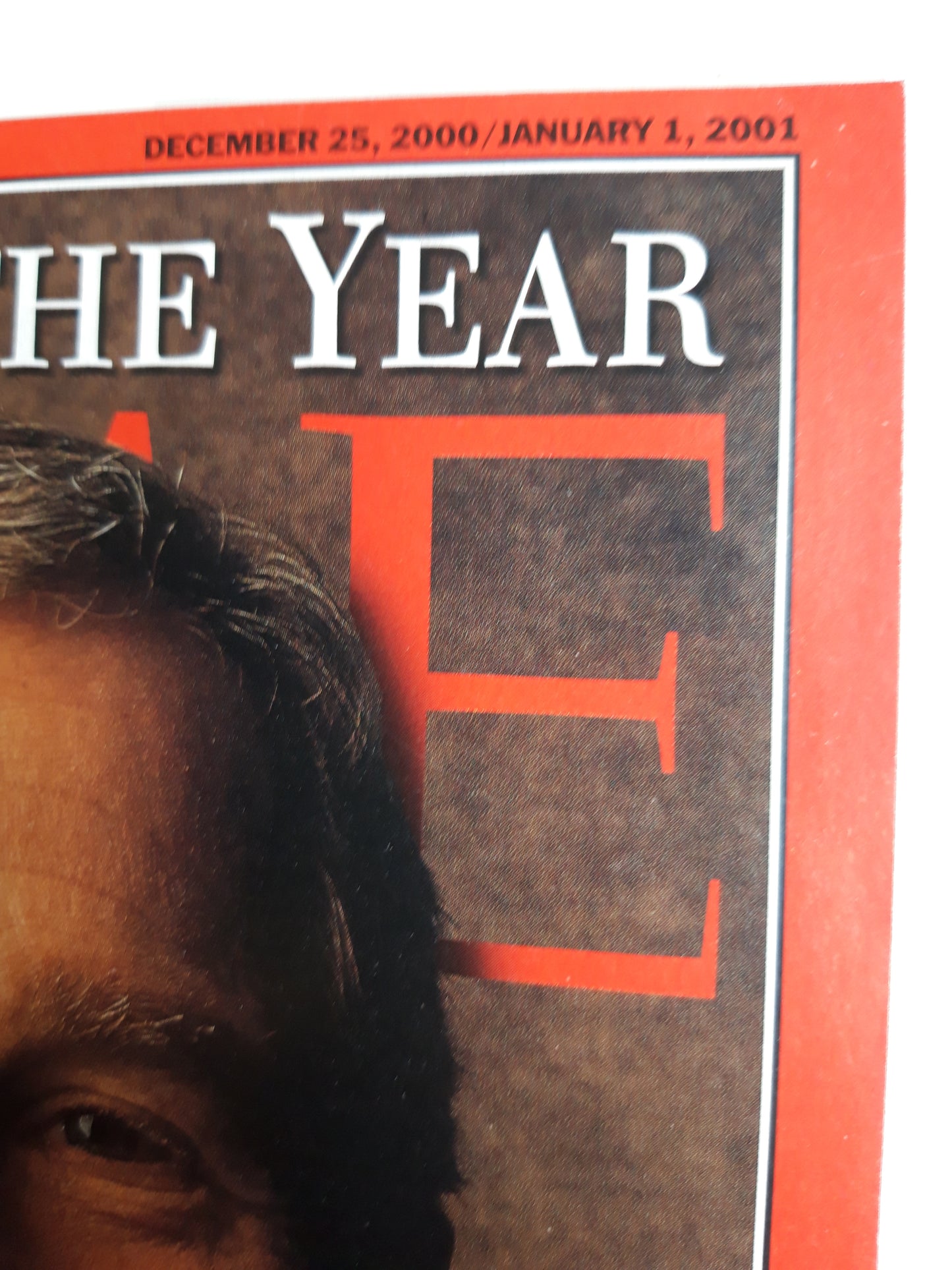 Time magazine Person of the Year U.S. President-elect George W. Bush 25.12.2000/01.01.2001 Dezember 2000 January 2001