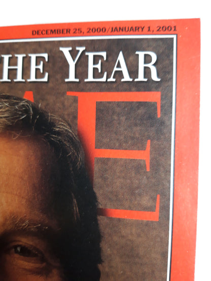 Time magazine Person of the Year U.S. President-elect George W. Bush 25.12.2000/01.01.2001 Dezember 2000 January 2001