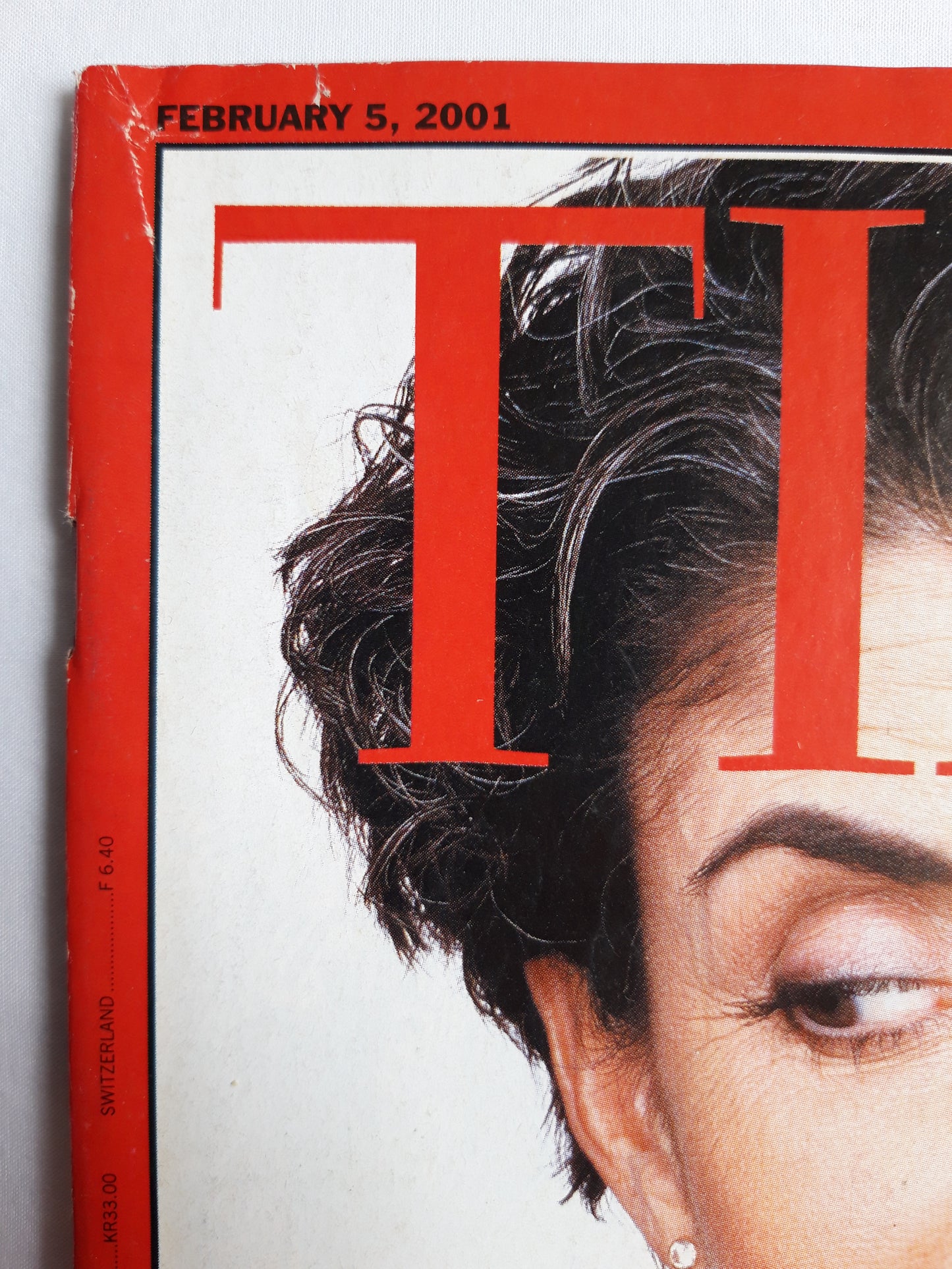 Time magazine How to get healthier George Bush and Europe Paris Haute Couture 05.02.2001 February 2001