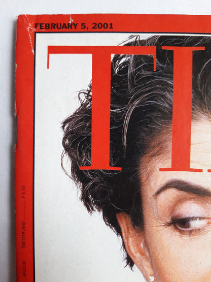 Time magazine How to get healthier George Bush and Europe Paris Haute Couture 05.02.2001 February 2001