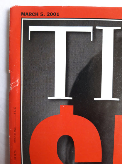 Time magazine Spy He was the perfec suburban dad  Formula One`s future Europe`s U.S Problem 05.03.2001 March März 2001