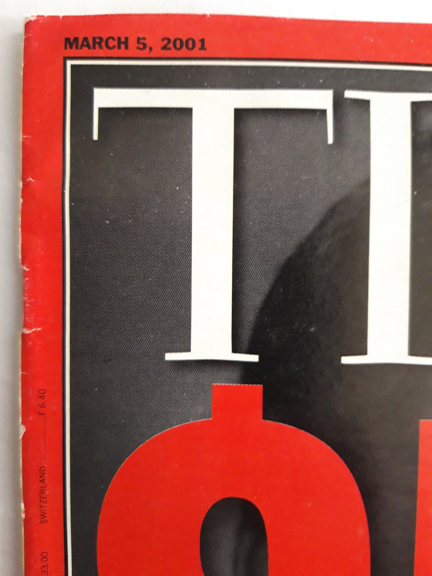 Time magazine Spy He was the perfec suburban dad  Formula One`s future Europe`s U.S Problem 05.03.2001 March März 2001