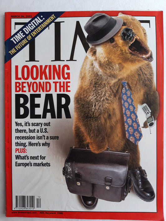 Time magazine Looking beyond the bear Time digital: The Future of entertainment 26.03.2001 März March 2001