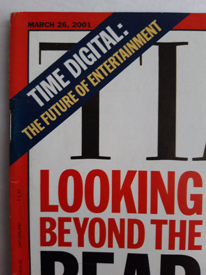 Time magazine Looking beyond the bear Time digital: The Future of entertainment 26.03.2001 März March 2001