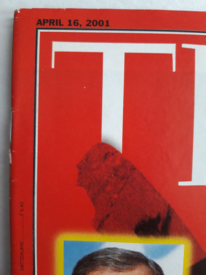 Time magazine Getting colder Are the U.S. and China on a collision course? George Bush 16.04.2001 April 2001