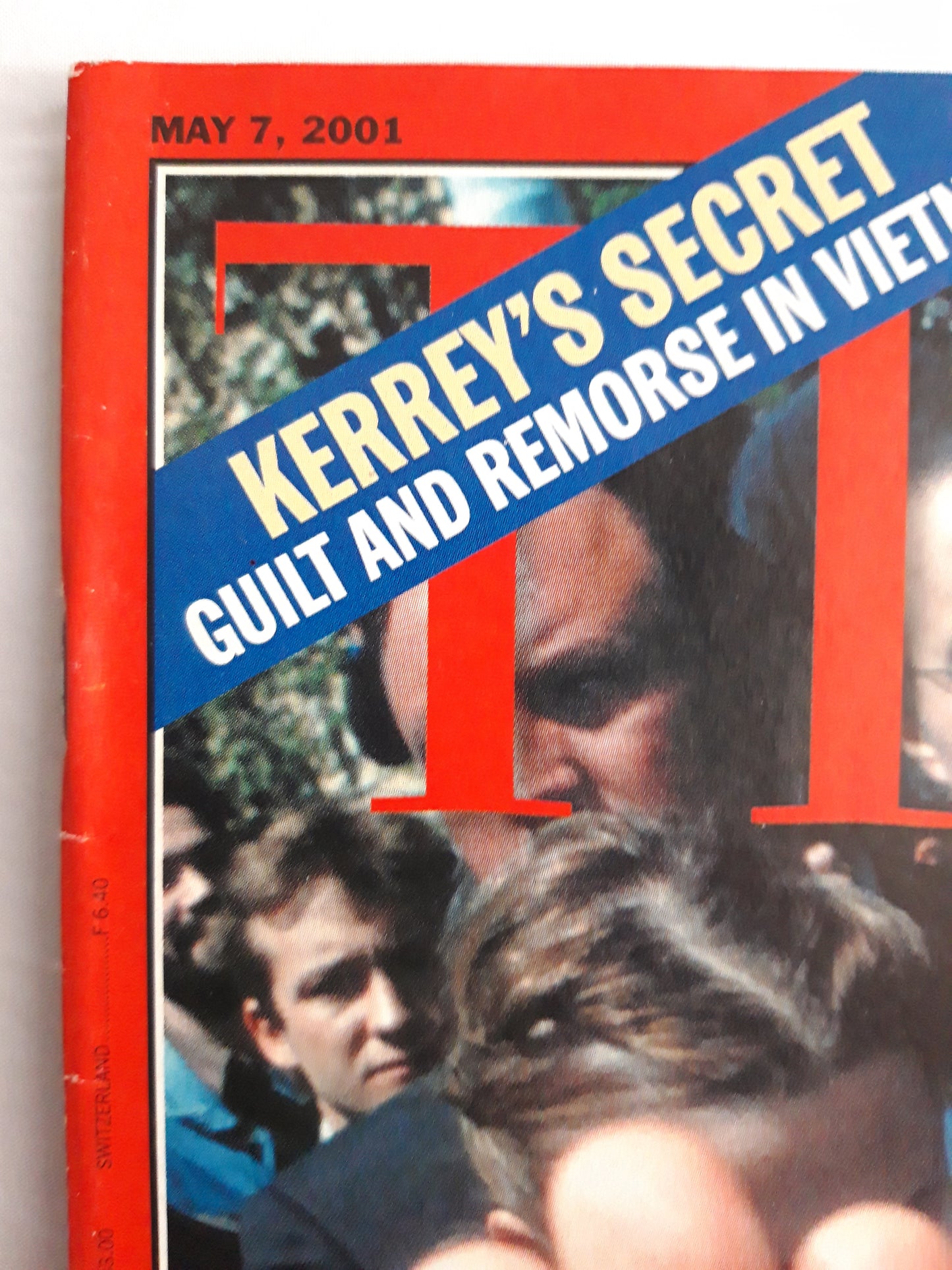 Time magazine Back In the Saddle Silvio Berlusconi Running Italy Kerrey`s secret Vietnam 07.05.2001 May Mai 2001