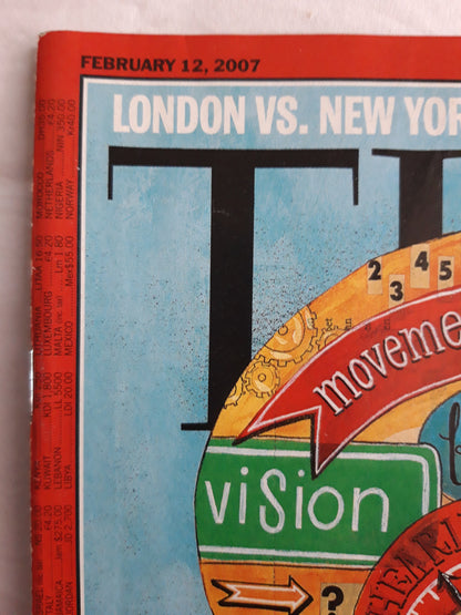Time magazine how The Brain rewires itself Consciousness a user`s guideLondon vs. New York City Hillary Clinton`s tactics 12.02.2007 February 2007