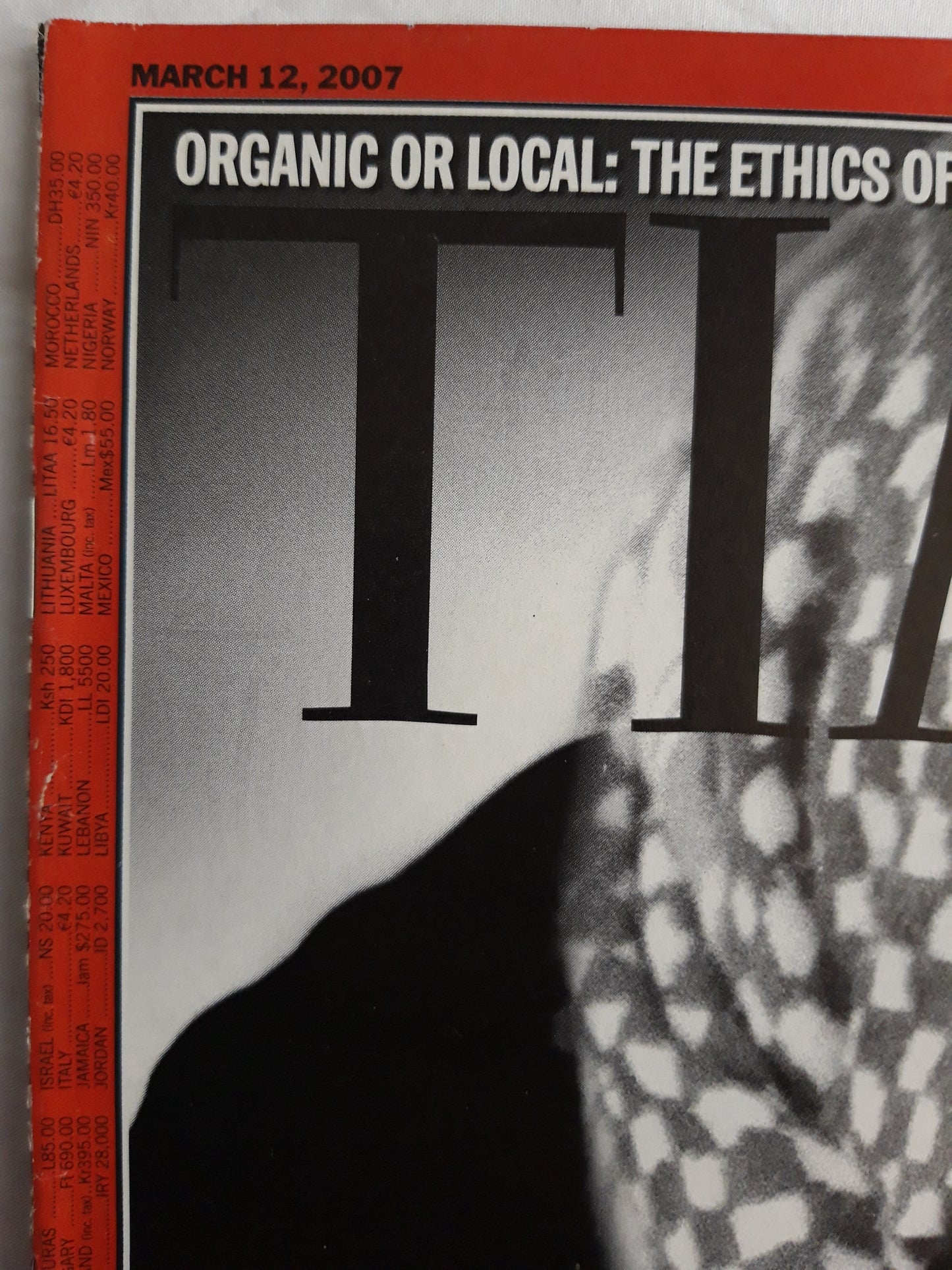 Time magazine Why they hate each other Middle East Sunnis vs. Shiítes Organic or local The ethics of eating Will the stock slide continue? 12.03.2007 März March 2007