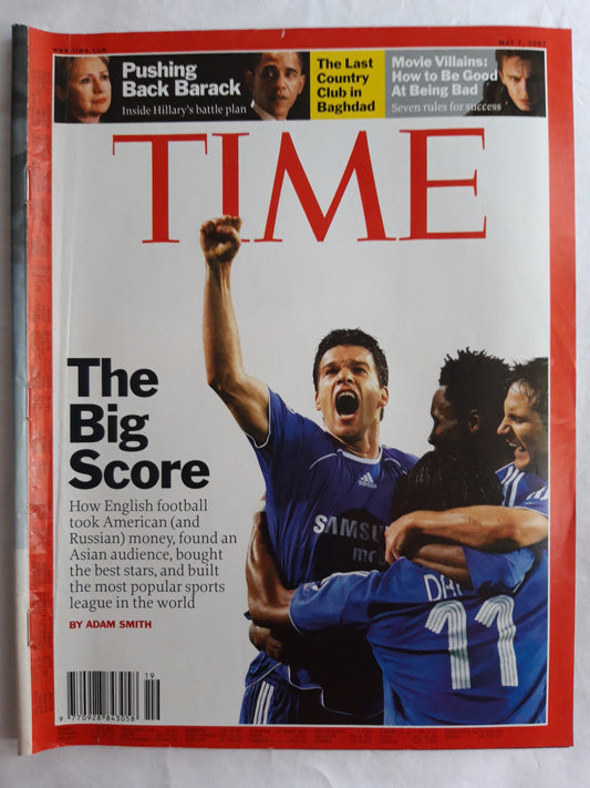 Time magazine How English football took American (and Russian) money Hillary Clinton Barack Obama Baghdad Movie Villians 07.05.2007 May Mai 2007