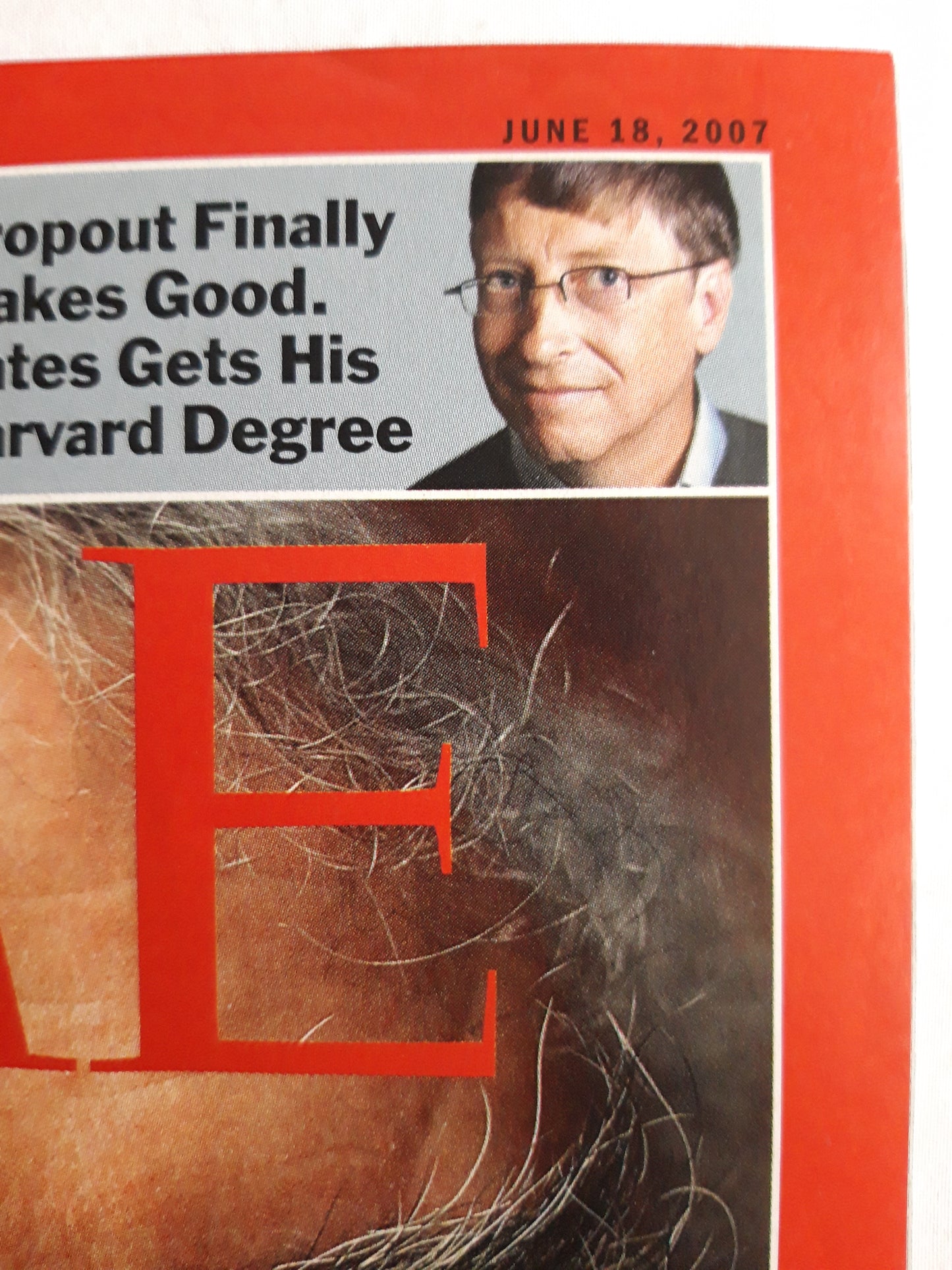 Time magazine Holy War A clash over homosexuality Anglican commuty The Big Chill with Russia Beyond Putin`s tough talk Hong Kong Handover to China Bill Gates 18.06.2007 Juni 2007