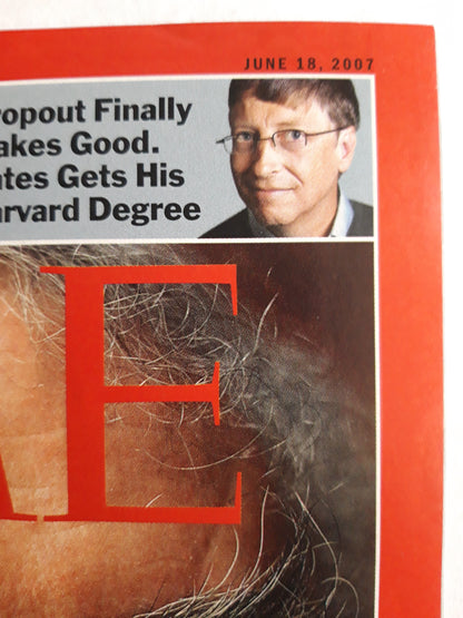 Time magazine Holy War A clash over homosexuality Anglican commuty The Big Chill with Russia Beyond Putin`s tough talk Hong Kong Handover to China Bill Gates 18.06.2007 Juni 2007