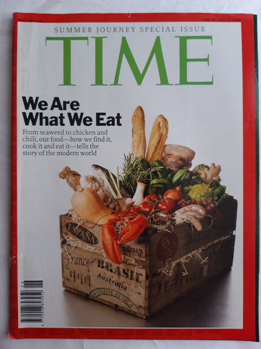 Time magazine We are What We Eat Story of modern world 25.06.-02.07.2007 Juni July Juli 2007