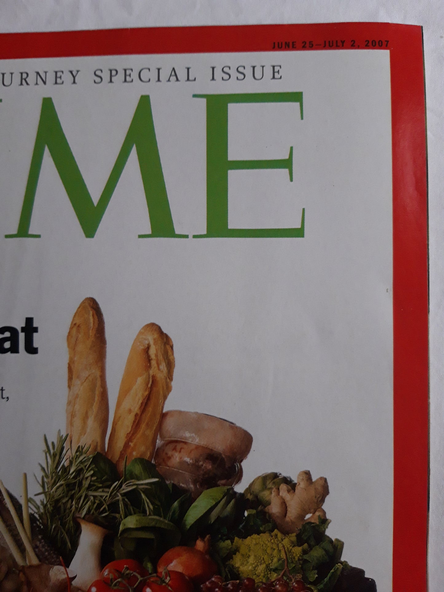 Time magazine We are What We Eat Story of modern world 25.06.-02.07.2007 Juni July Juli 2007