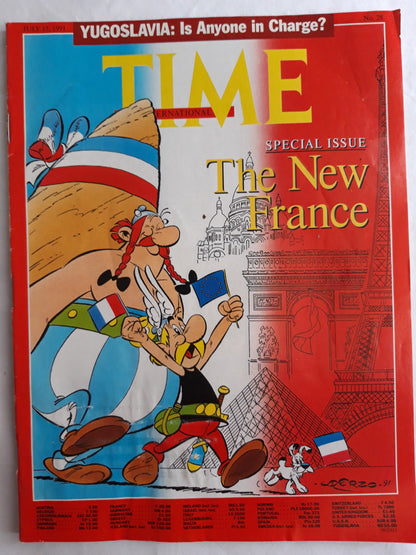 Time magazine Special issue The New France Asterix and Obelix Asterix&Obelix Yugoslavia: Is Anyone in Charge? 15.07.1991 July Juli 1991