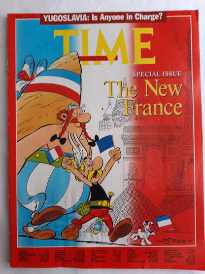 Time magazine Special issue The New France Asterix and Obelix Asterix&Obelix Yugoslavia: Is Anyone in Charge? 15.07.1991 July Juli 1991