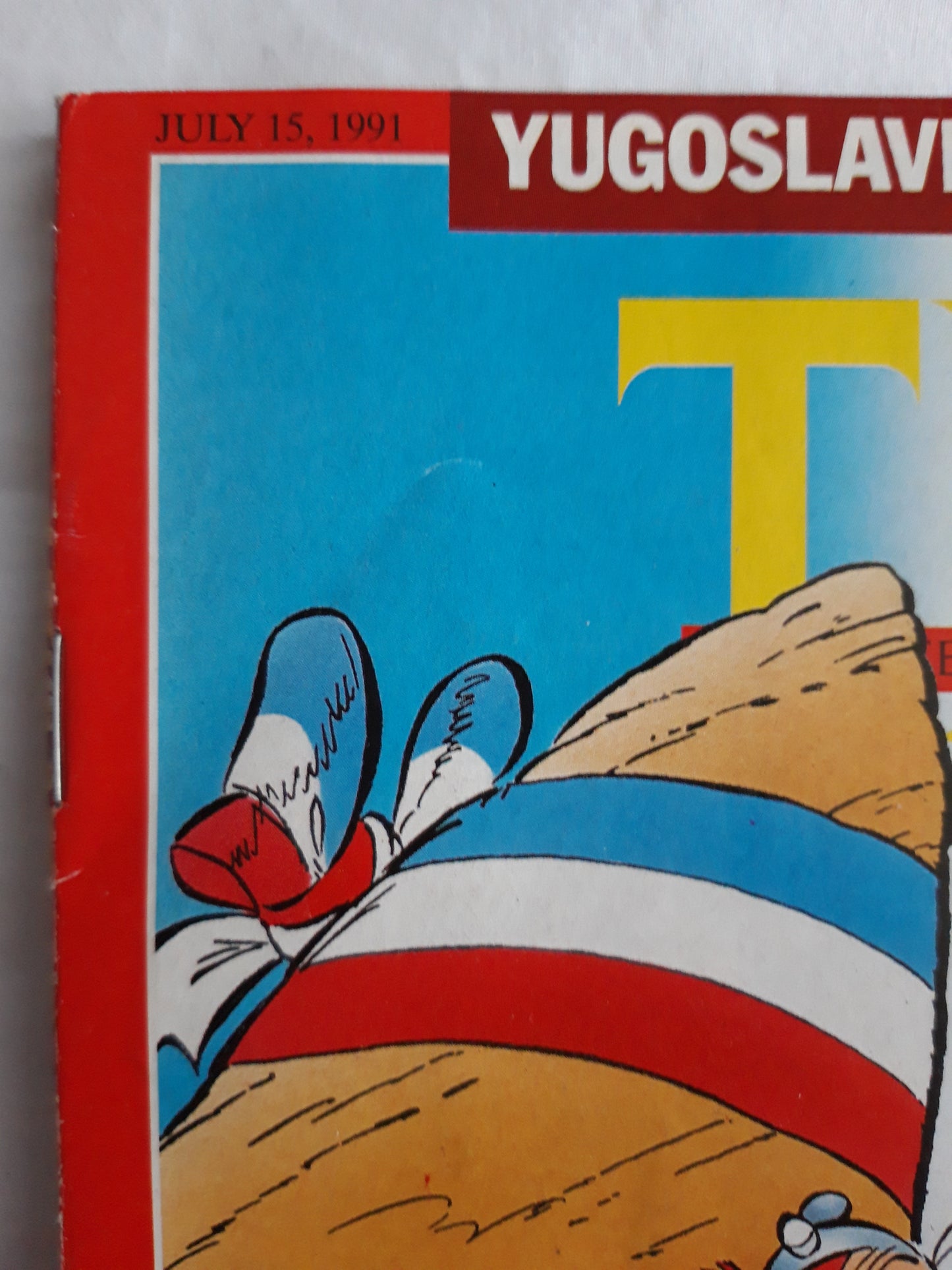 Time magazine Special issue The New France Asterix and Obelix Asterix&Obelix Yugoslavia: Is Anyone in Charge? 15.07.1991 July Juli 1991
