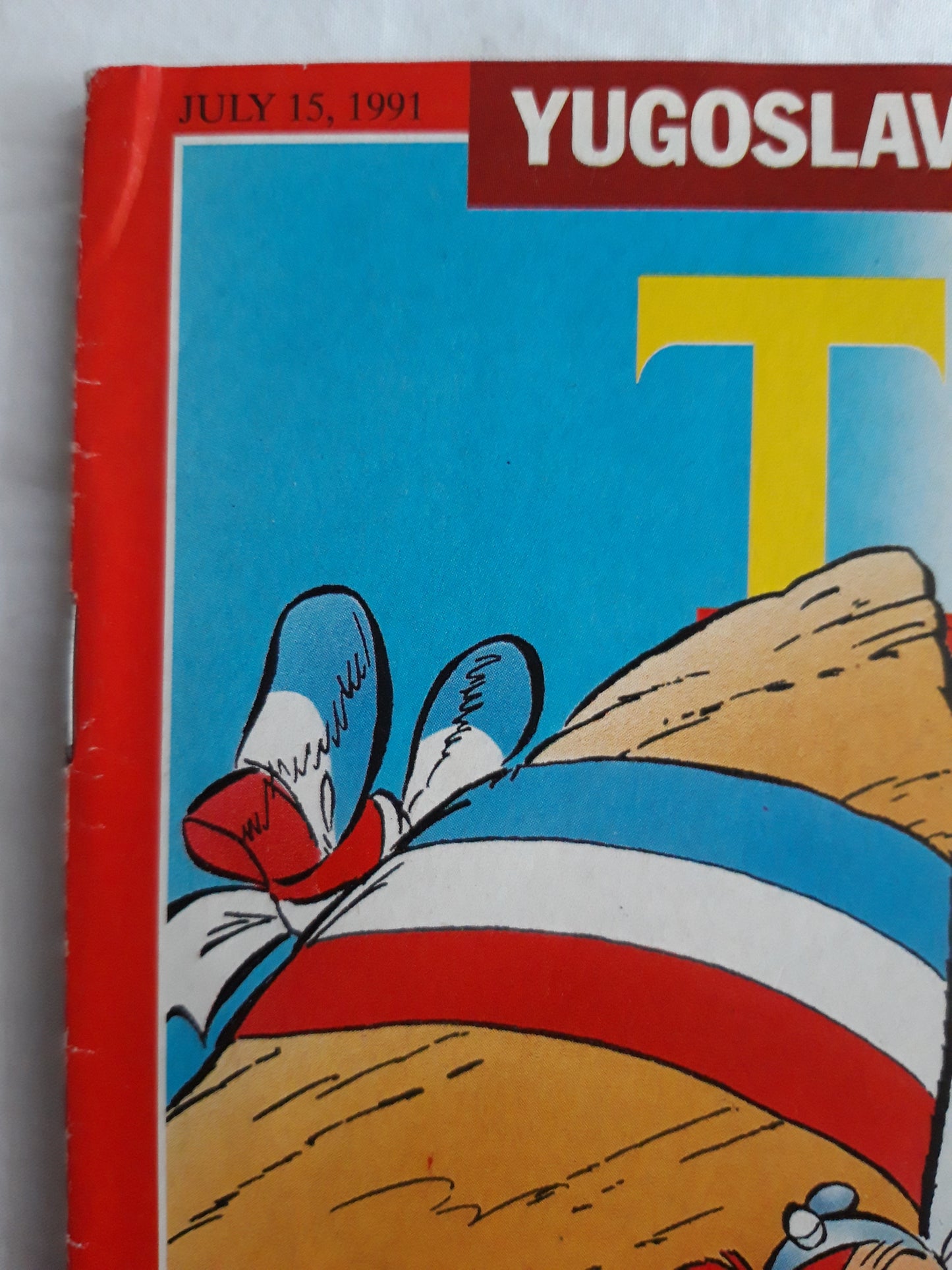 Time magazine Special issue The New France Asterix and Obelix Asterix&Obelix Yugoslavia: Is Anyone in Charge? 15.07.1991 July Juli 1991
