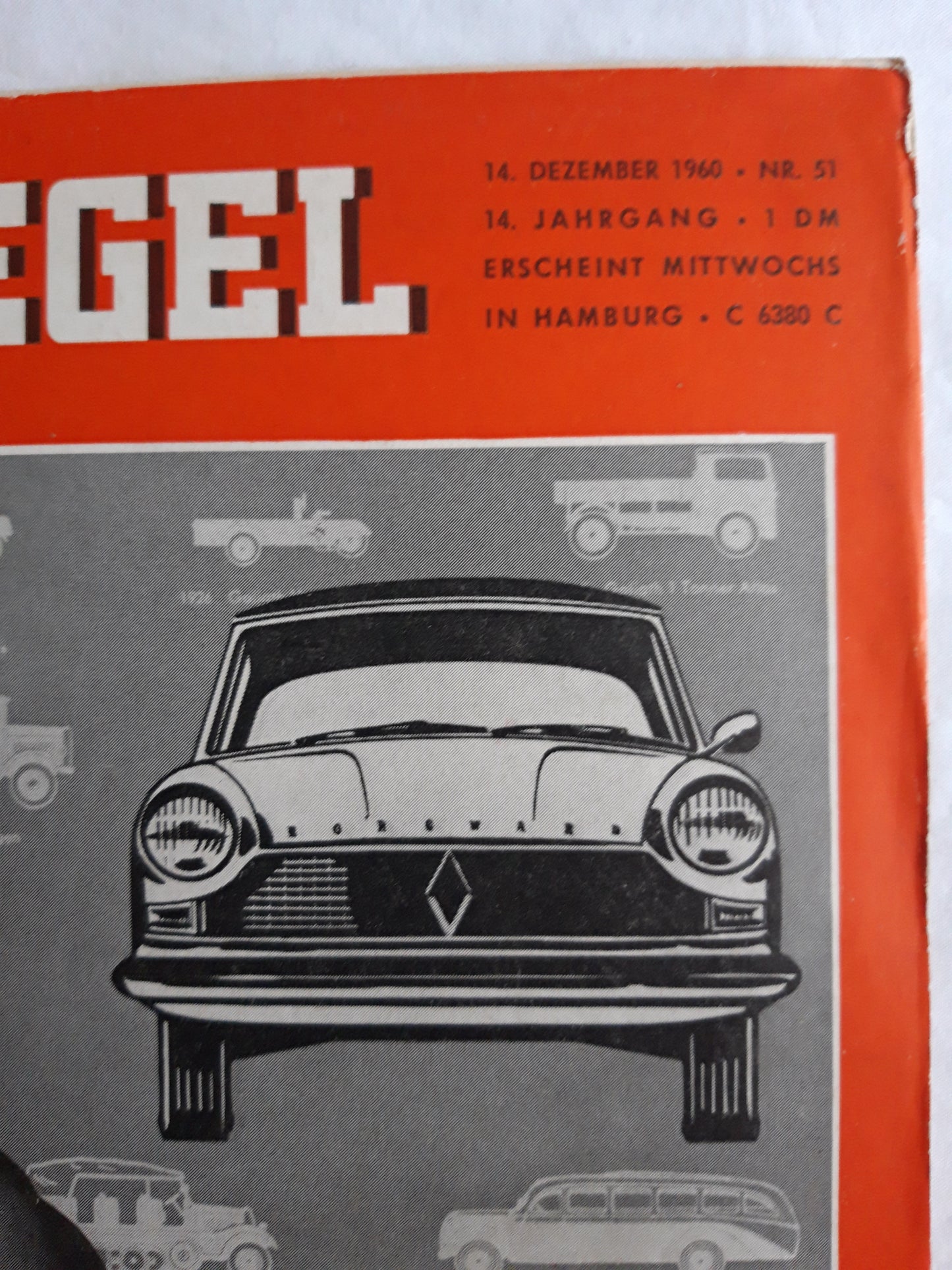 Der Spiegel Carl Borgward Nr. 51 14. Jahrgang 14.12.1960 December Dezember 1960