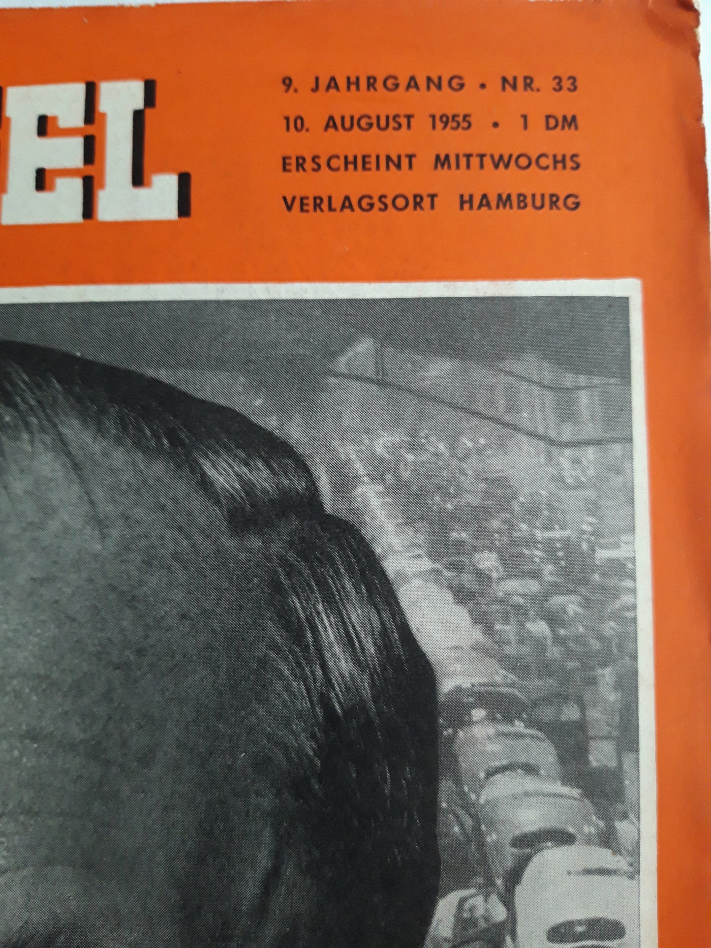 Der Spiegel Souverän im Reiche Wolfsburg Volkswagen-Millionär Heinz Nordhoff Nr. 33 9. Jahrgang 10.08.1955 August 1955