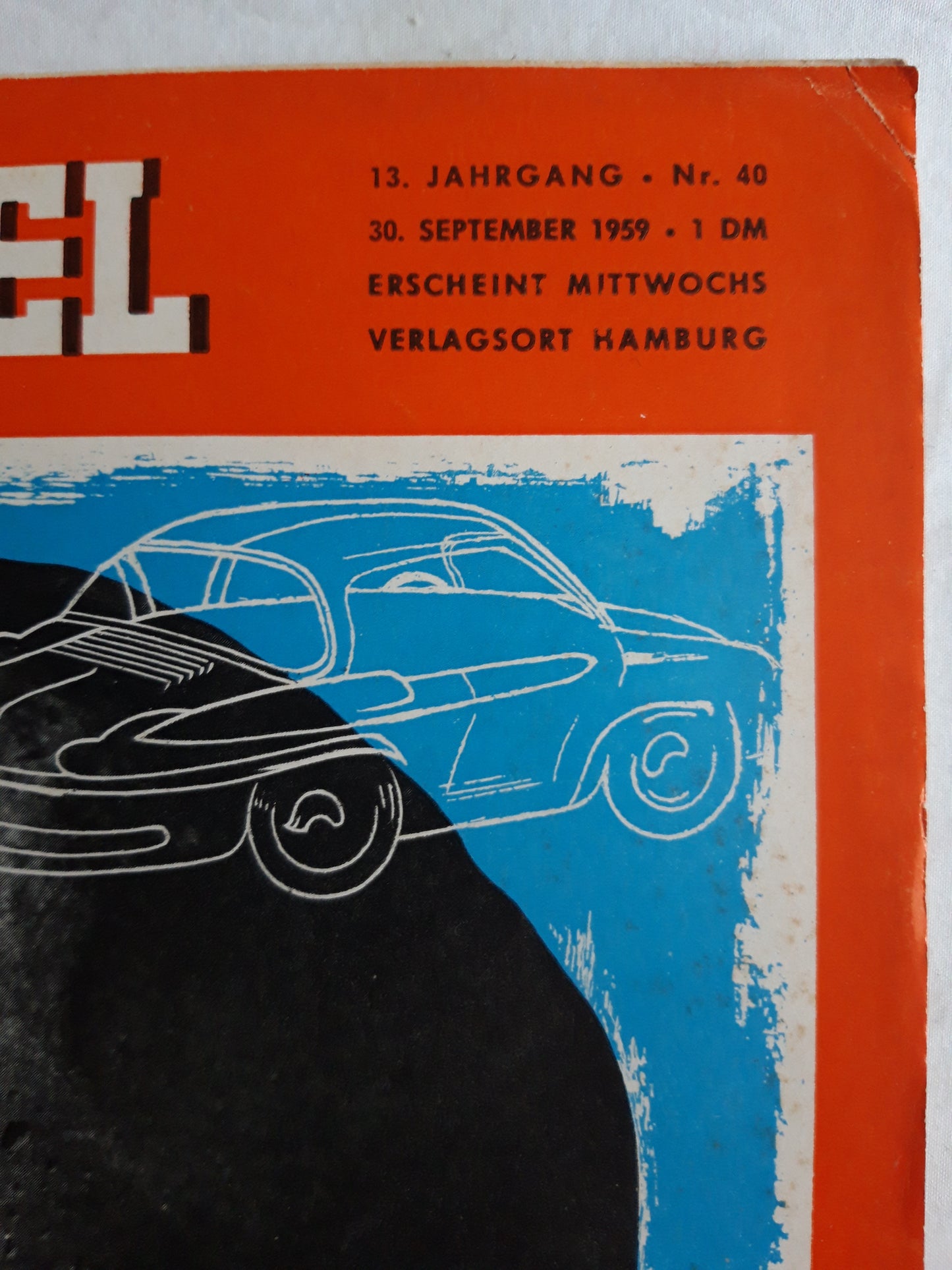Der Spiegel Noch eine Million vom gleichen Typ Volkswagen-Generaldirektor Nordhoff 13. Jahrgang Nr. 40 30.09.1959 September 1959