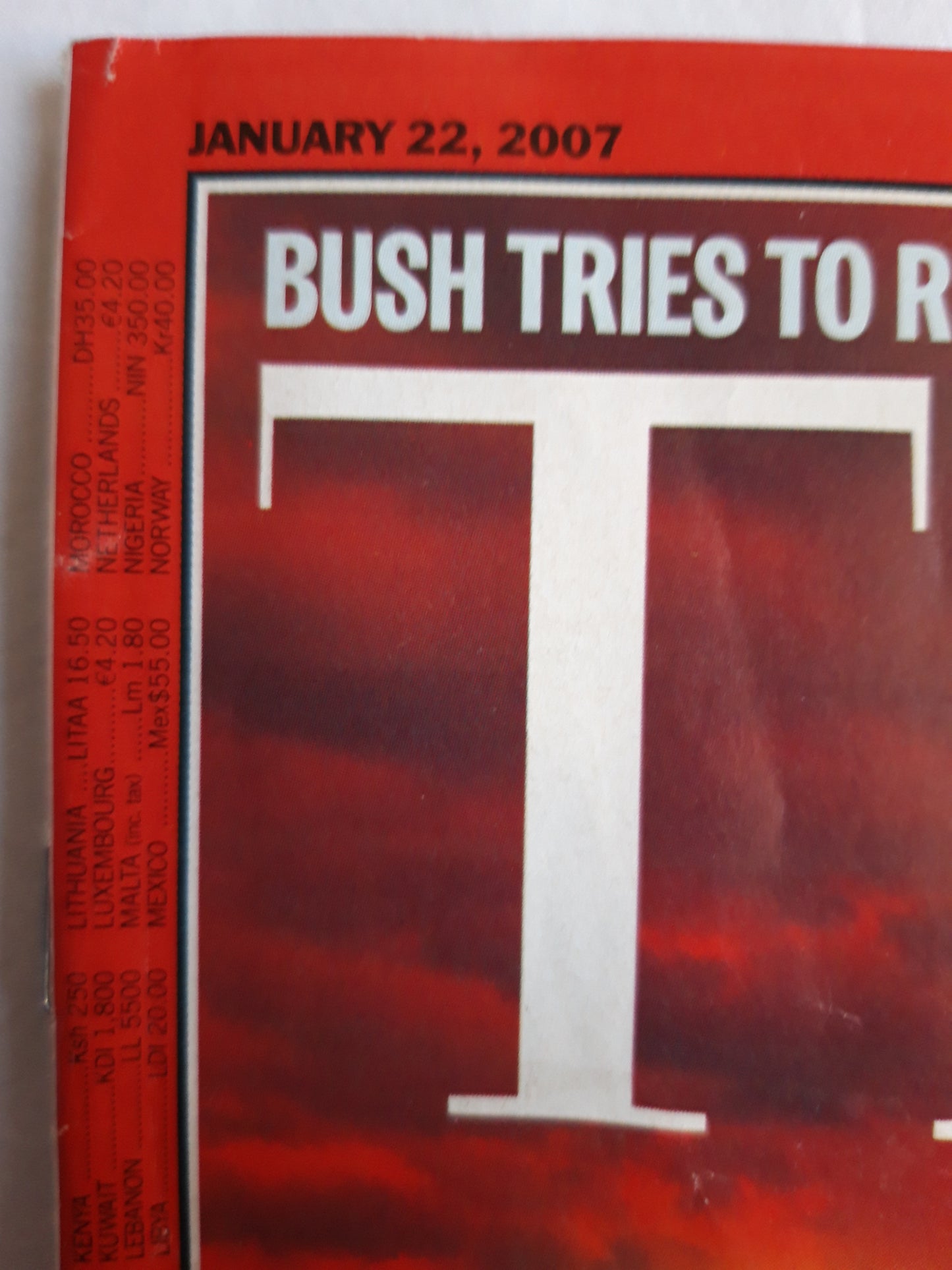Time magazine China Dawn of a new dynasty Iraq Buch tries to reboot Inside the iphone 22.01.2007 January 2007