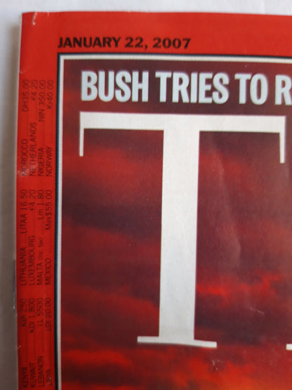 Time magazine China Dawn of a new dynasty Iraq Buch tries to reboot Inside the iphone 22.01.2007 January 2007