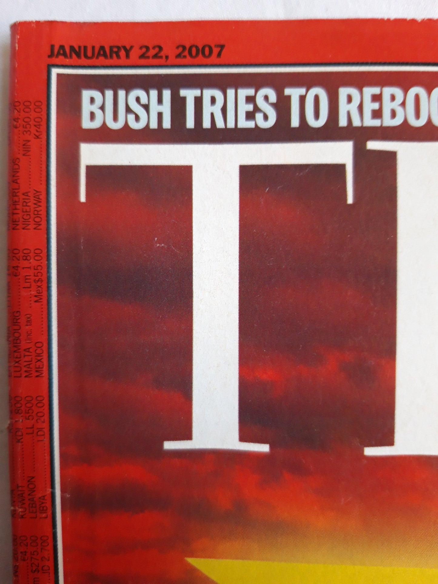 Time magazine China Dawn of a new dynasty Iraq Buch tries to reboot Inside the iphone 22.01.2007 January 2007