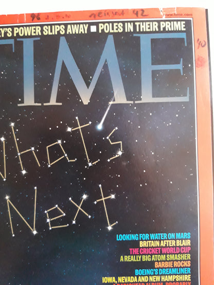 Time magazine Dick Cheney´s Power Slip Away Poles in their prime Looking for water on Mars 19.03.2007 März March 2007