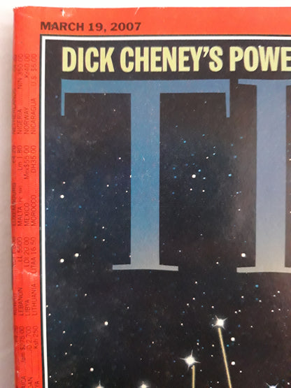 Time magazine Dick Cheney´s Power Slip Away Poles in their prime Looking for water on Mars 19.03.2007 März March 2007