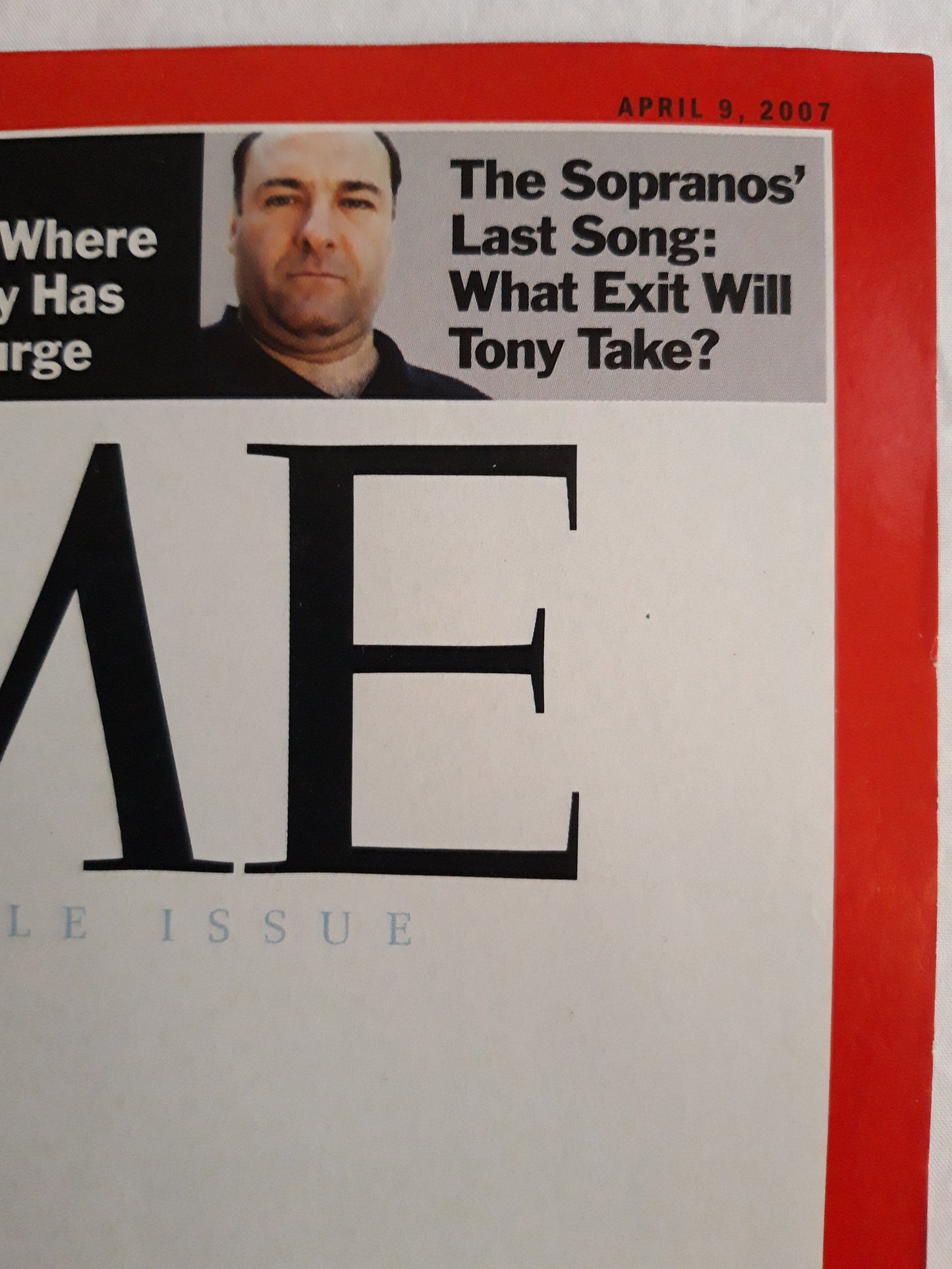 Time magazine The Global Warming Survival Guide 51 Things You Can Do to Make a Difference Nobody`s Pawn Garry Kasparov`s Gambit to Shake Up Russian Politics Baghdad The Sopranos Last Song 09.04.2007 April 2007