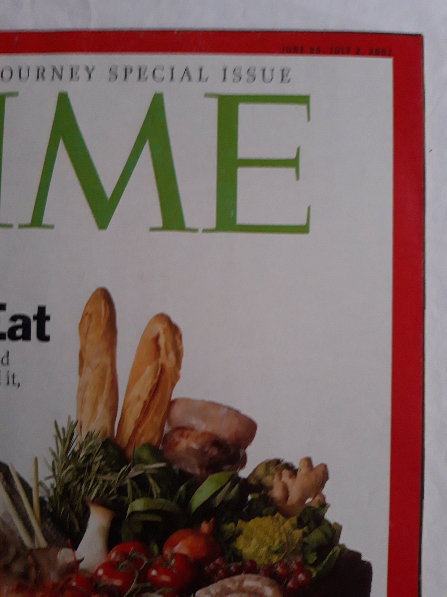 Time magazine We are What We Eat Story of modern world 25.06.2007/02.07.2007 Juni July Juli 2007