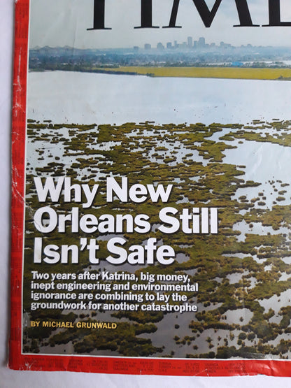 Time magazine Why New Orleans Still Isn`t Safe Katharina Jacob Zuma China and Italy Industrial Partnership Hollywood Titanic Leonardo Di Caprio Kate Winselet 20.08.2007 August 2007