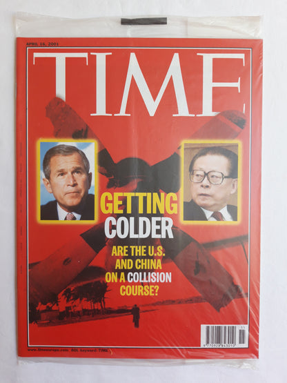 Time magazine Getting Colder Original packaging OVP Original verpackt 16.04.2001 April 2001