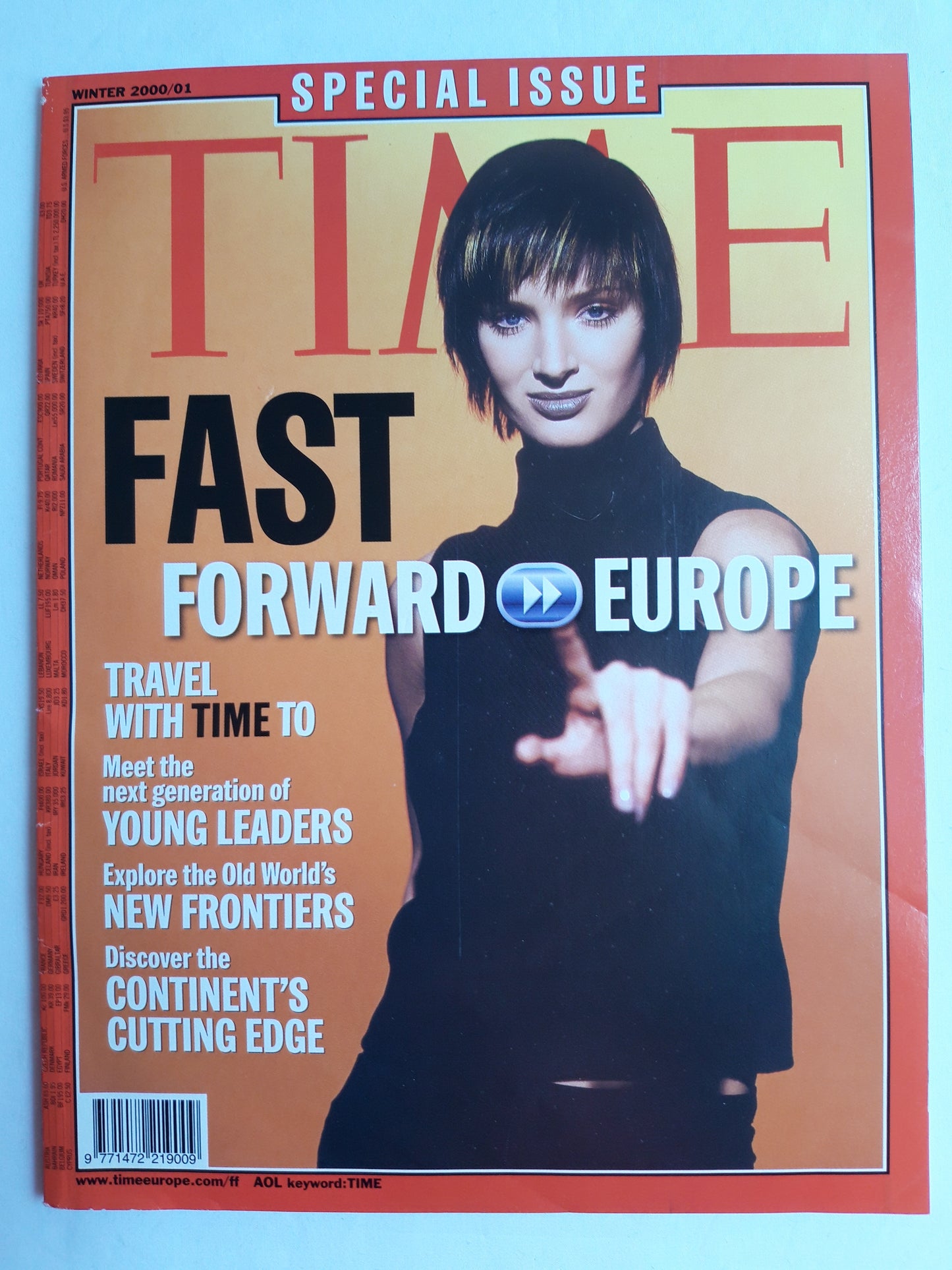 Time magazine Fast Forward Europe Travel with time to Winter 2000/01